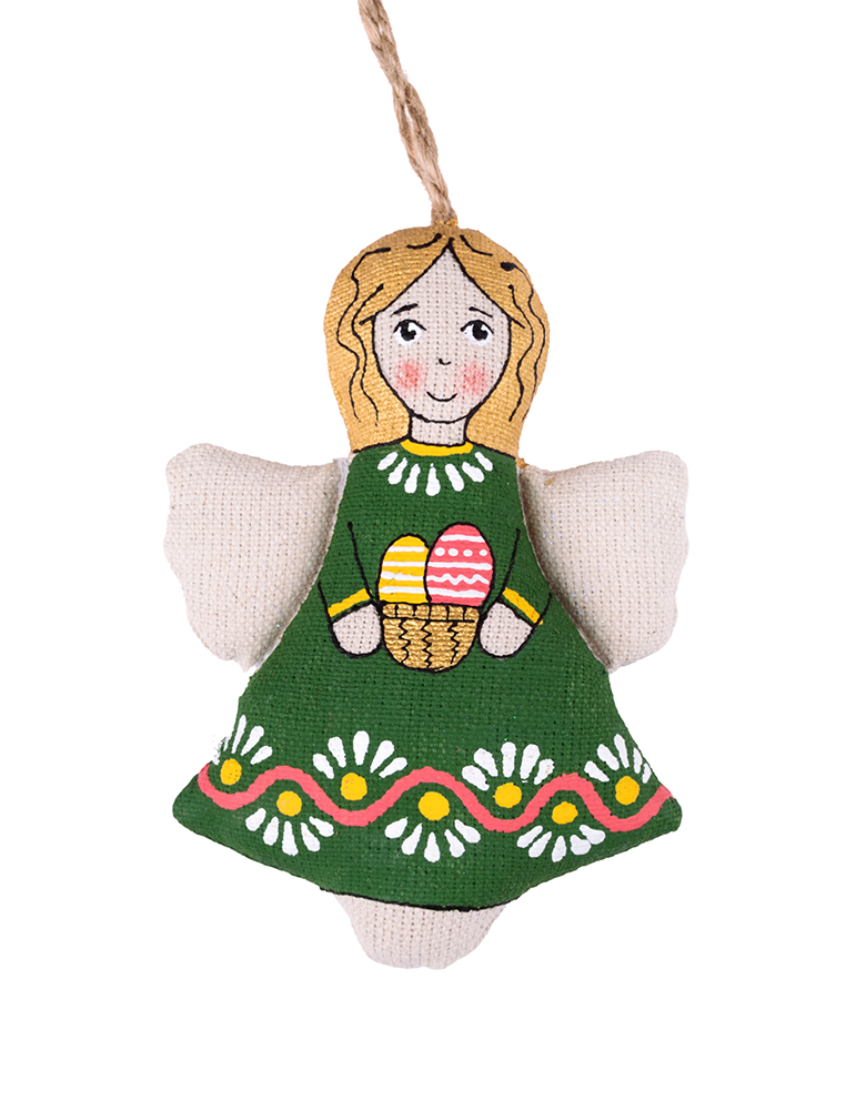 Angel with Easter Eggs