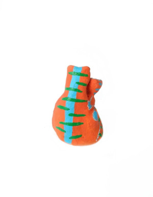 Symbol of the year 2022 Tigress with red tiger cubs