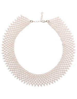 Bead necklace "BILA"