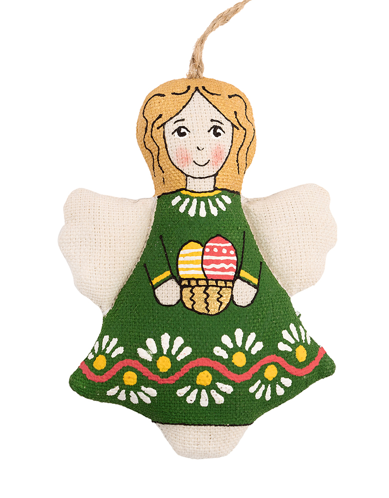 Angel with Easter Eggs