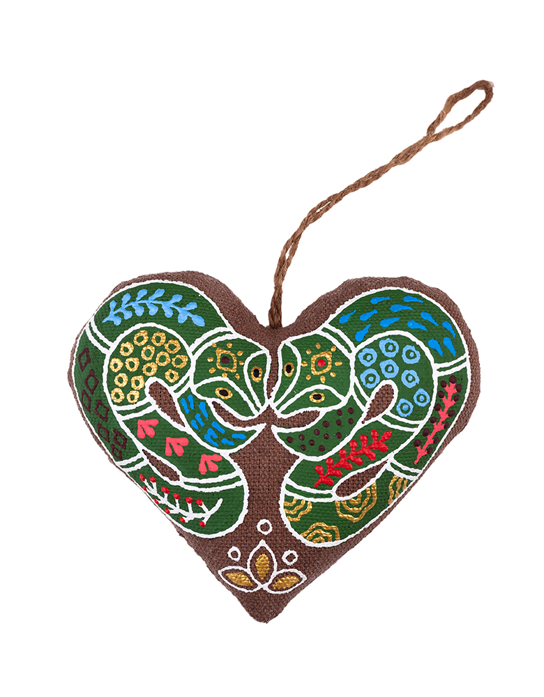  Coffee-Scented Souvenir "Heart with Little Snakes"