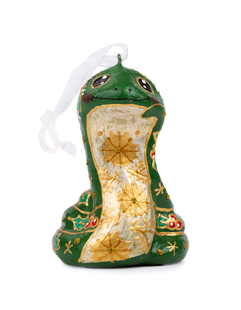 Sculptural Souvenir "Flowered Snake"