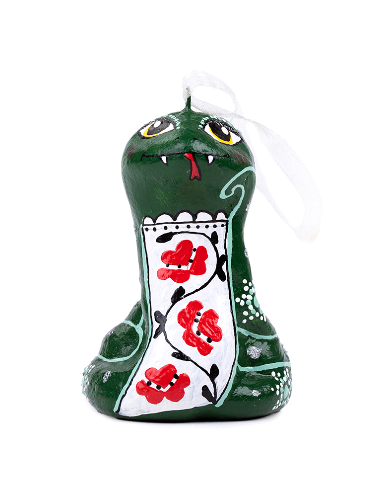 Sculptural Souvenir "Snake in an Embroidered Shirt"