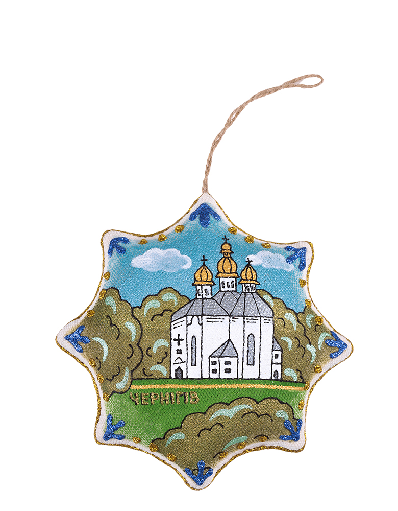  Vanilla star souvenir "Catherine Church, Chernihiv"