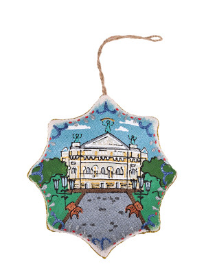 Souvenir vanilla star "Lviv Opera House"