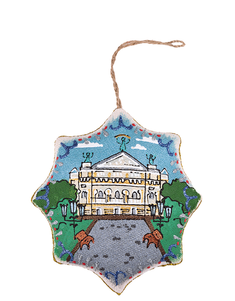 Souvenir vanilla star "Lviv Opera House"