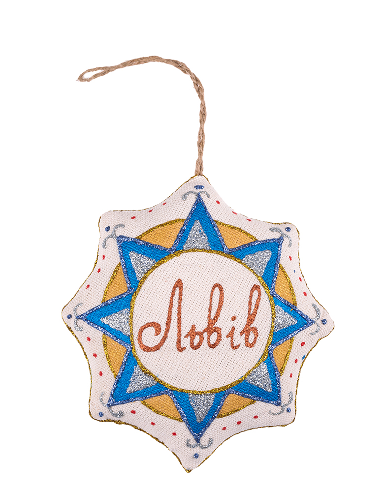 Souvenir vanilla star "Lviv Opera House"