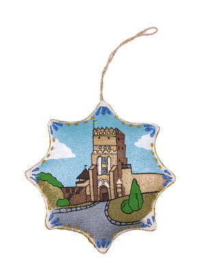 Souvenir vanilla star "Lutsk, Lubart Castle"
