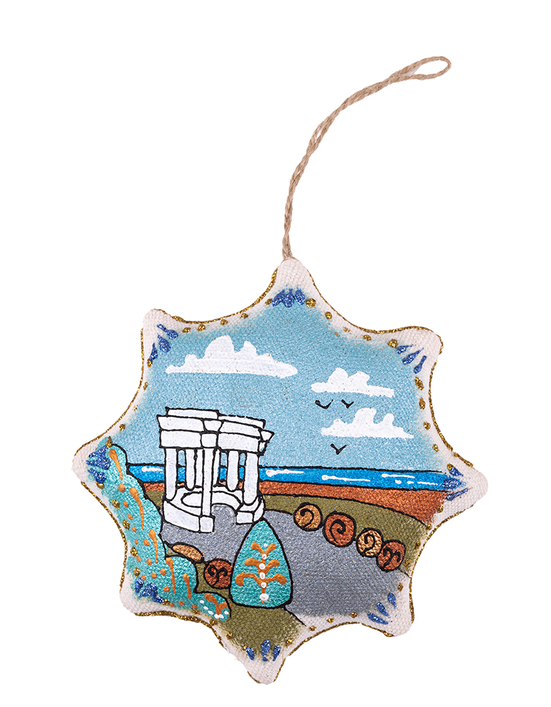  Souvenir vanilla star "Poltava, White Gazebo"
