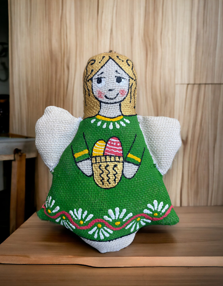 Angel with Easter Eggs