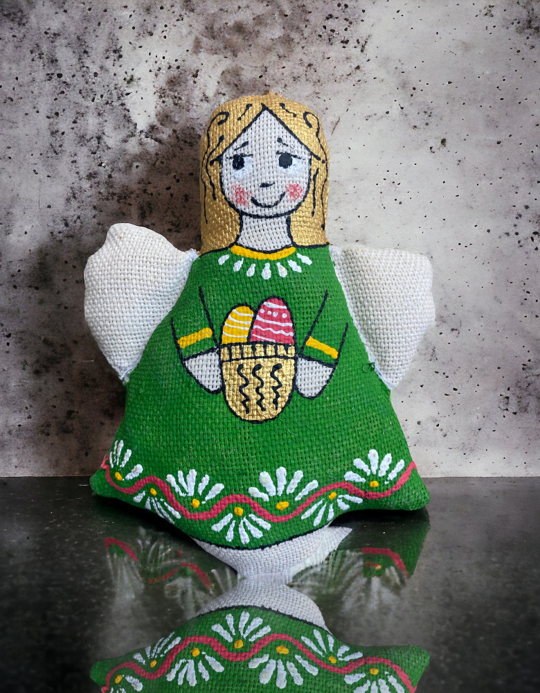 Angel with Easter Eggs