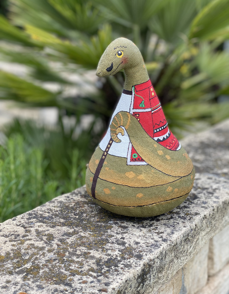 Set of Textile Souvenirs "Snake Family"
