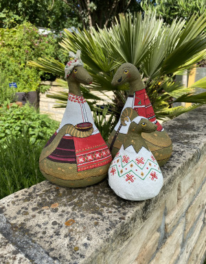 Set of Textile Souvenirs "Snake Family"