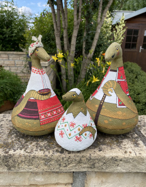 Set of Textile Souvenirs "Snake Family"