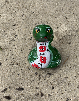 Sculptural Souvenir "Snake in an Embroidered Shirt"