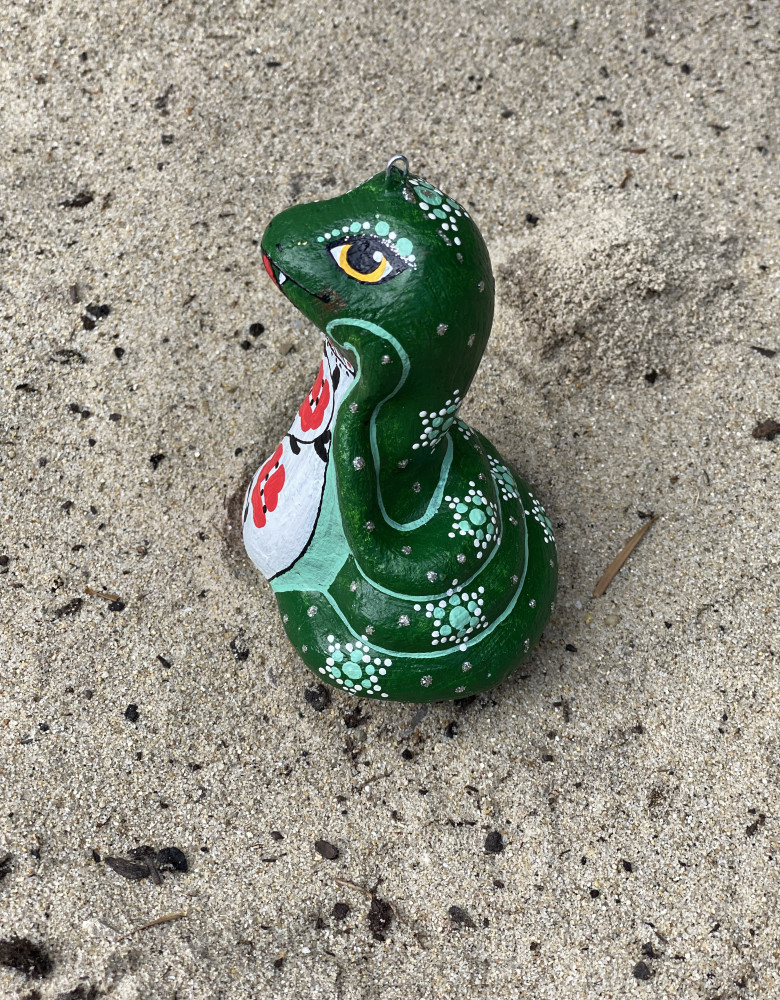 Sculptural Souvenir "Snake in an Embroidered Shirt"