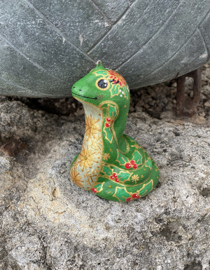 Sculptural Souvenir "Flowered Snake"