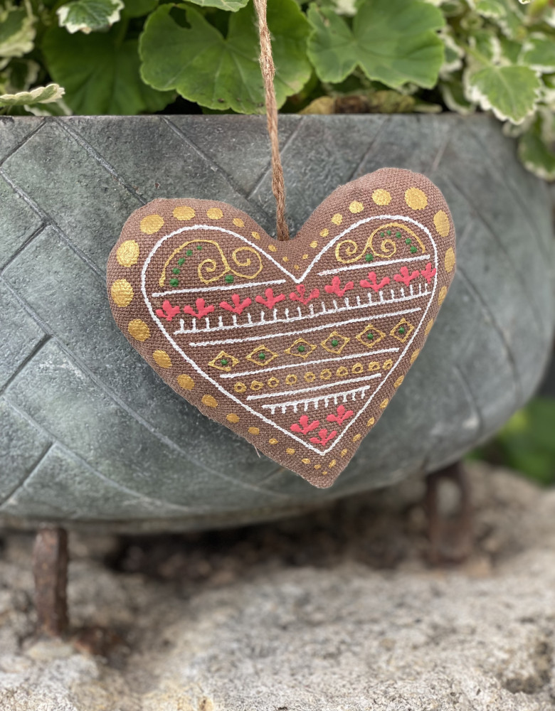  Coffee-Scented Souvenir "Heart with Little Snakes"