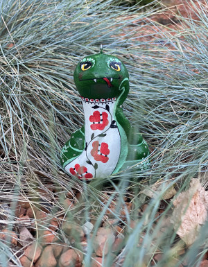 Sculptural Souvenir "Snake in an Embroidered Shirt"