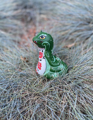 Sculptural Souvenir "Snake in an Embroidered Shirt"