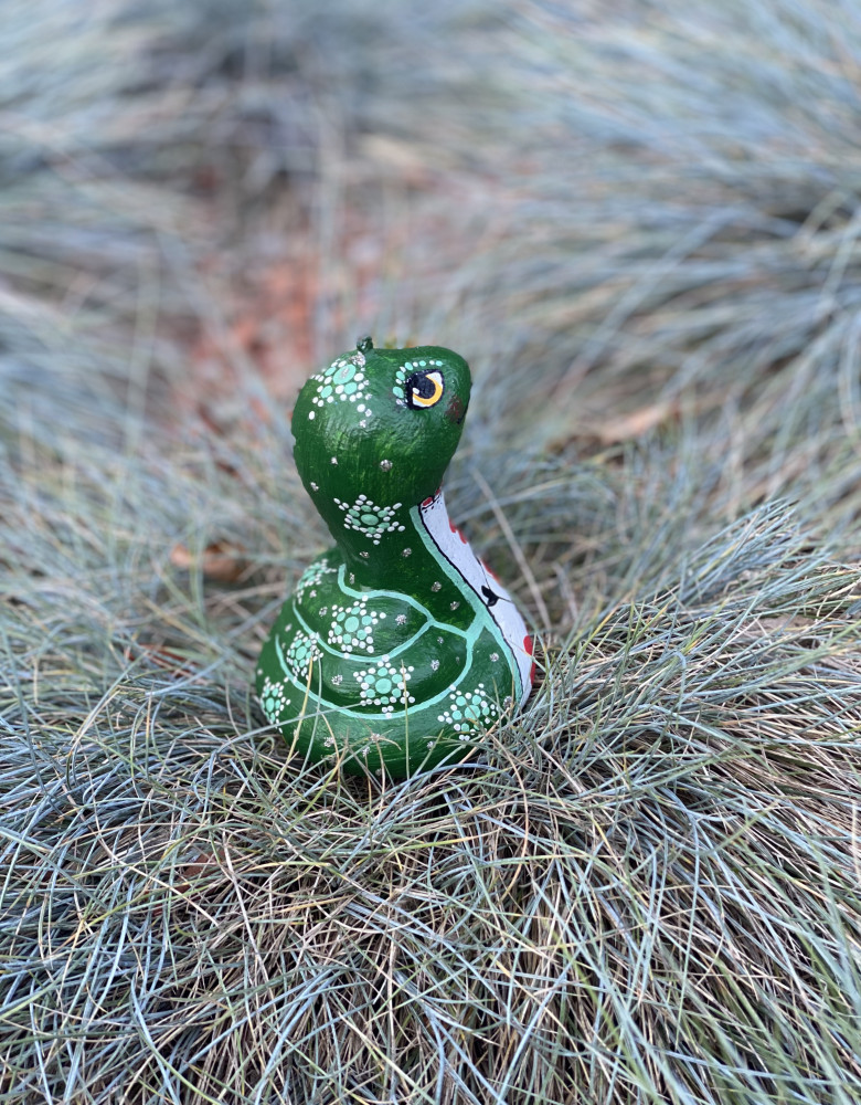 Sculptural Souvenir "Snake in an Embroidered Shirt"
