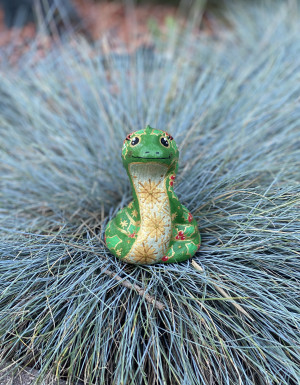 Sculptural Souvenir "Flowered Snake"