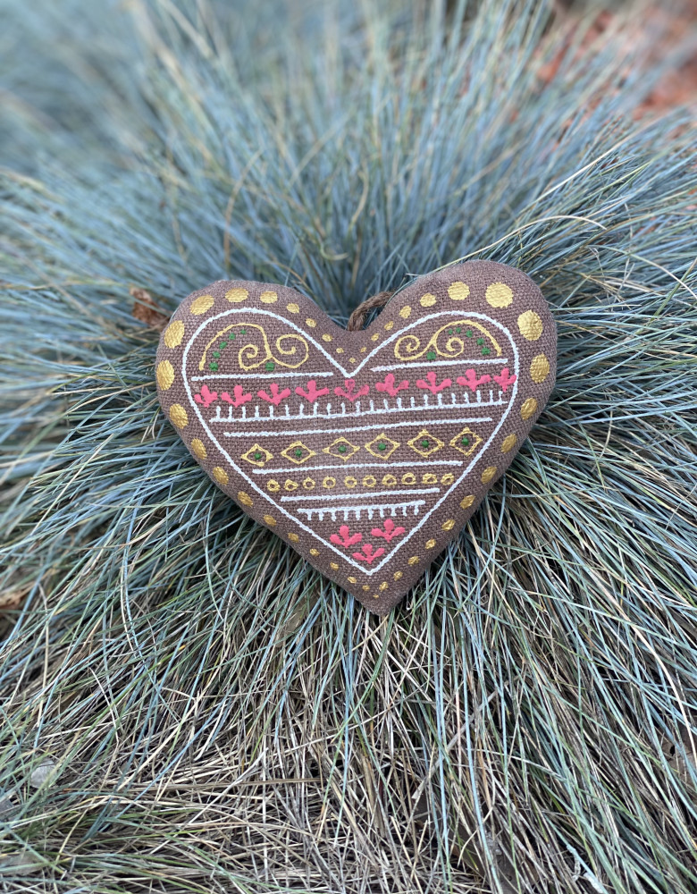  Coffee-Scented Souvenir "Heart with Little Snakes"