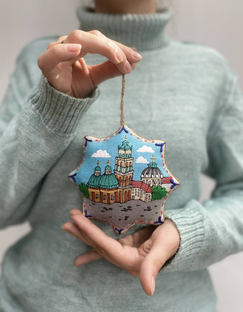 Souvenir vanilla star "Kornyakta Tower" Lviv