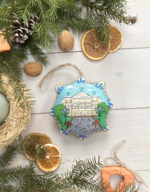 Souvenir vanilla star "Lviv Opera House"