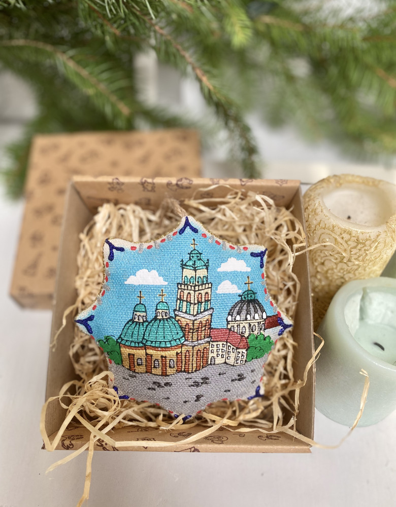 Souvenir vanilla star "Kornyakta Tower" Lviv