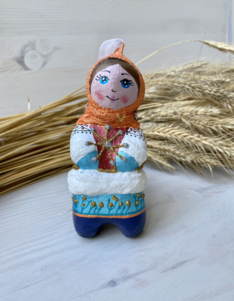 Girl in an Orange Kerchief