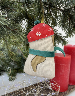 Vanilla souvenir "Dog with a scarf"