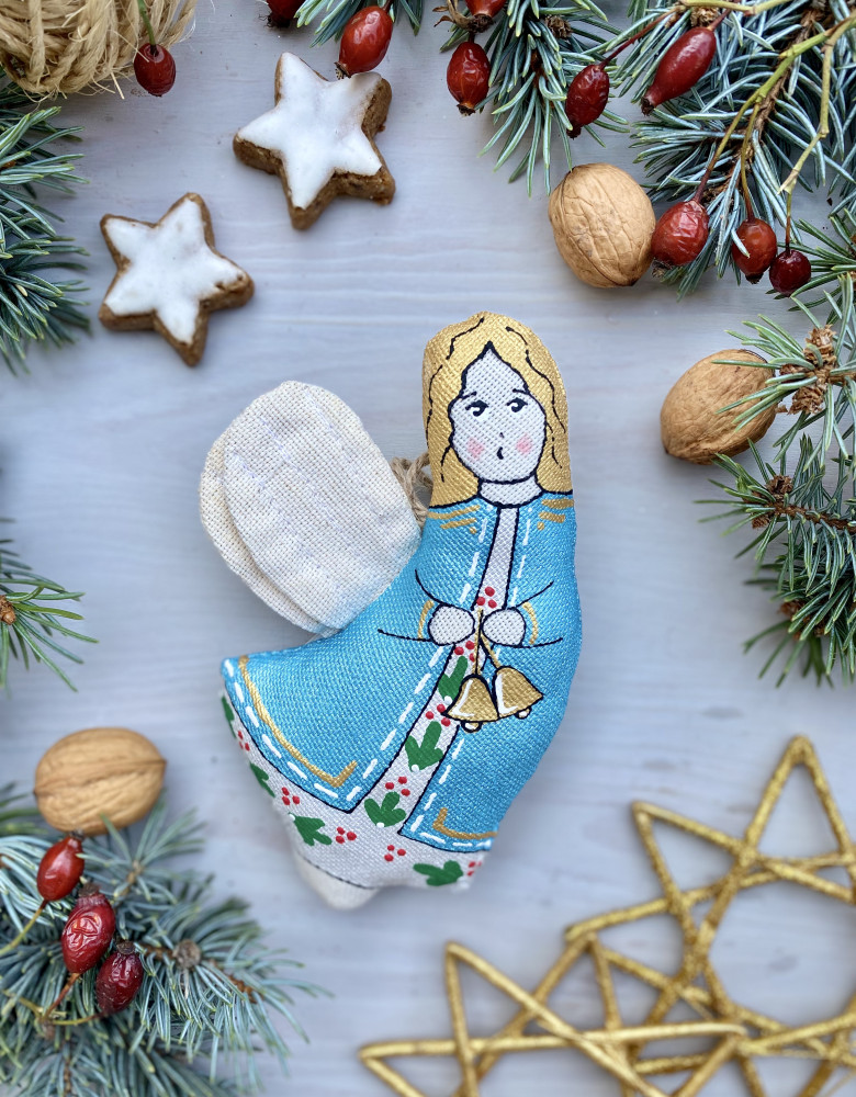 Angel - a doll with bells
