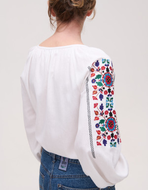 Embroidered Shirt «Yavorivska» (white)
