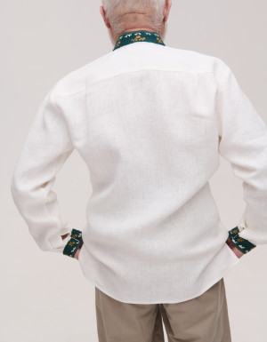 Men's embroidered shirt with bears 