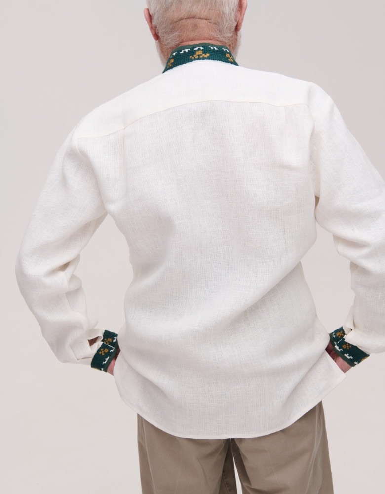 Men's embroidered shirt with bears 