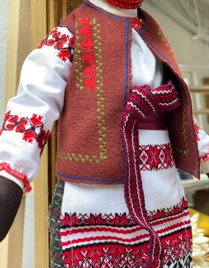 Goat in Ukrainian suit