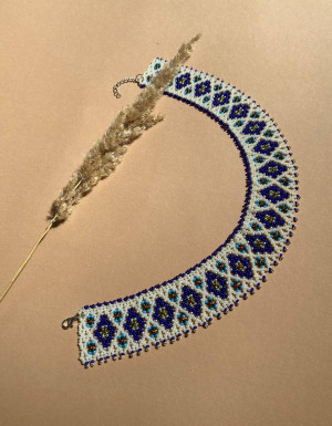 Silyanka beaded light blue