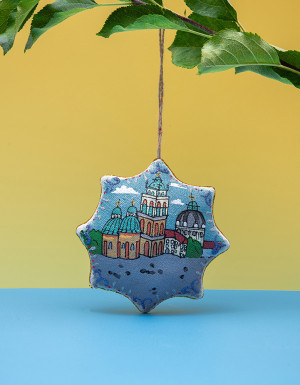 Souvenir vanilla star "Kornyakta Tower" Lviv