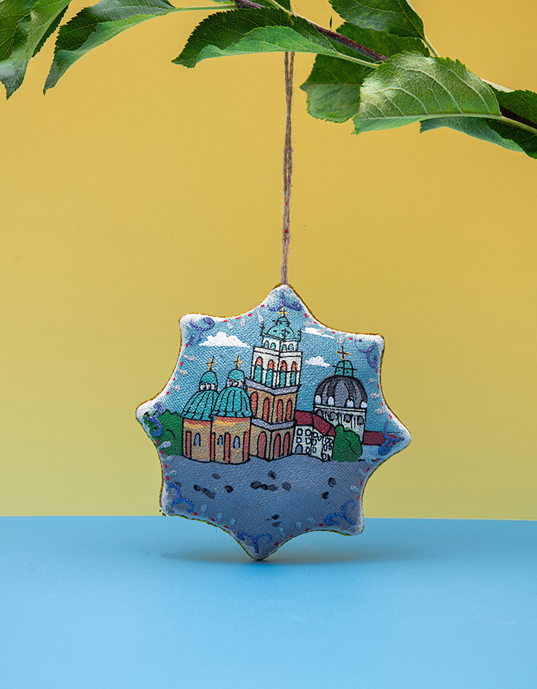 Souvenir vanilla star "Kornyakta Tower" Lviv