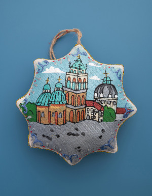 Souvenir vanilla star "Kornyakta Tower" Lviv