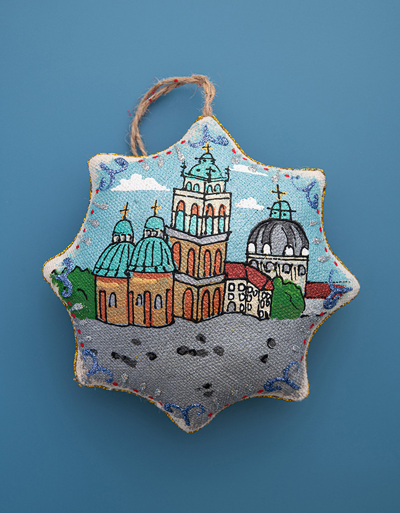 Souvenir vanilla star "Kornyakta Tower" Lviv
