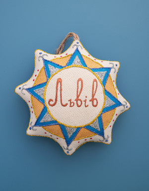 Souvenir vanilla star "Kornyakta Tower" Lviv