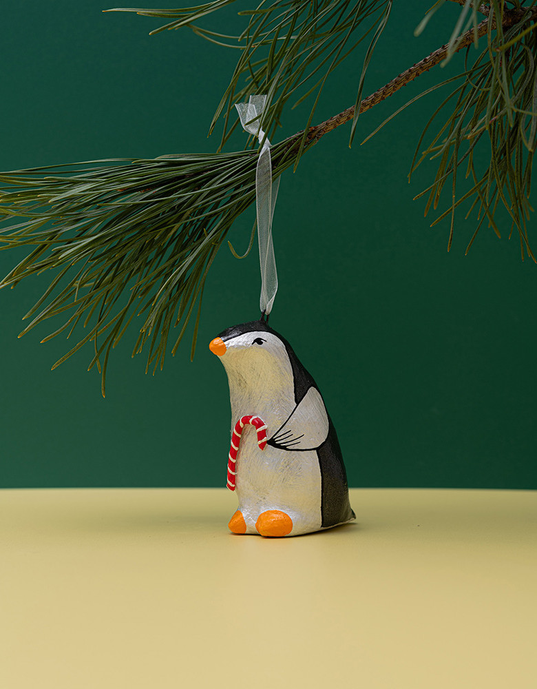 Set of 3 Christmas penguins