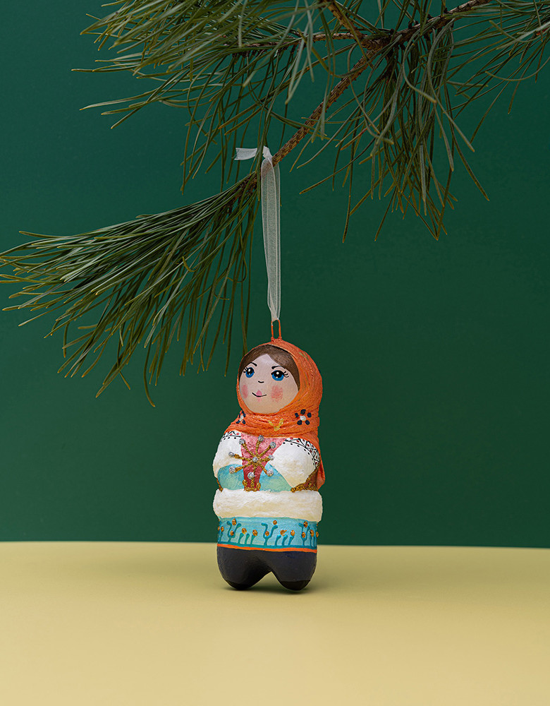 Girl in an Orange Kerchief
