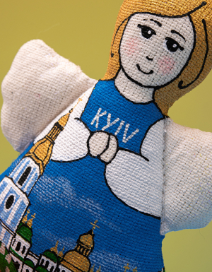 Handmade souvenir angel "The Sophia Cathedral" 