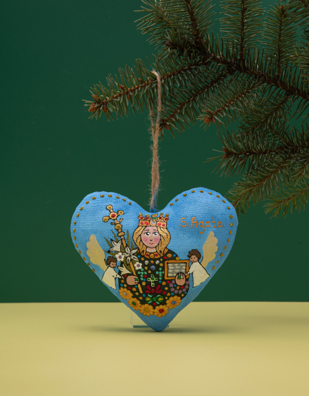 Vanilla-Scented Heart "Saint Agatha"