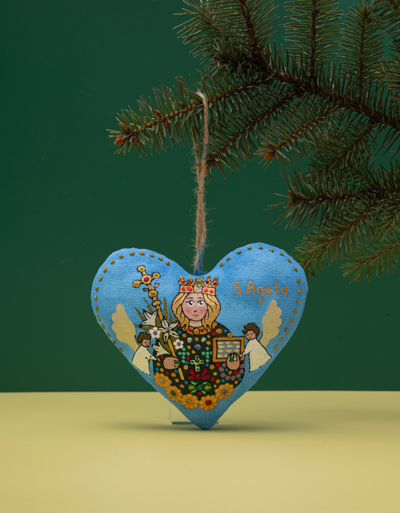Vanilla-Scented Heart "Saint Agatha"