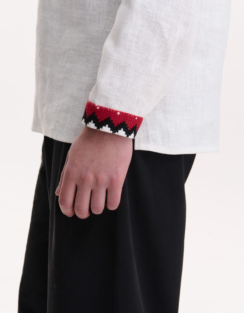 Handmade Men’s Vyshyvanka “Borshchiv Ceremonial”