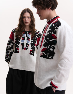 Couple Set of Vyshyvankas “Borshchiv Ceremonial”